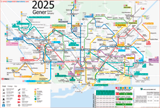 Barcelona metro map January 2025