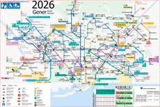 Mapa metro Barcelona 2026 accesible con ascensores